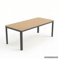 Garten Esstisch Alu 220x95cm - grau