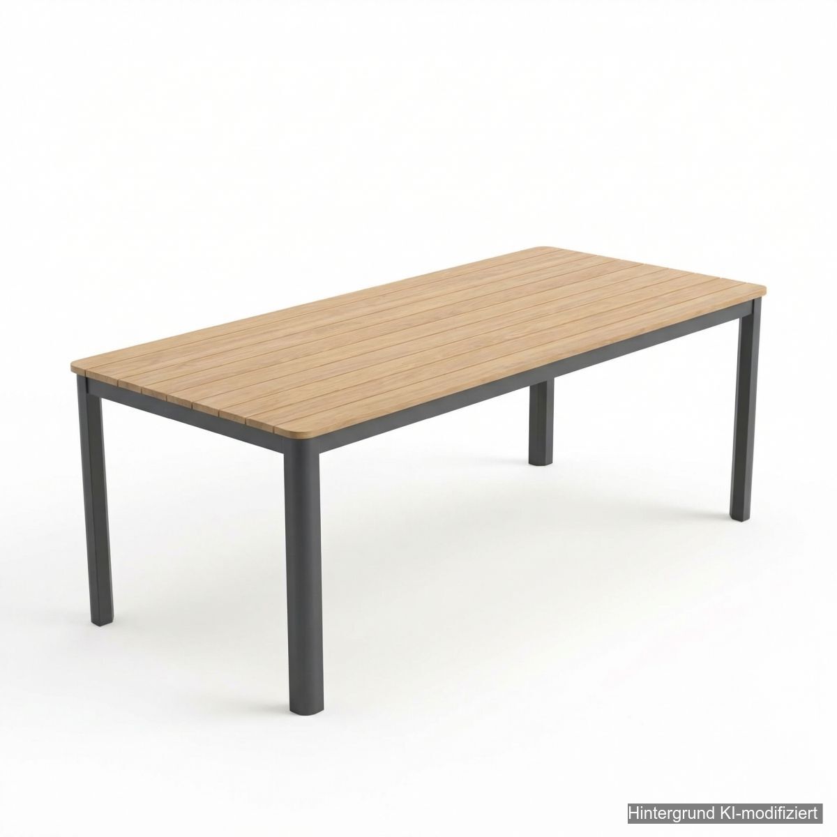 Garten Esstisch Alu 220x95cm - grau