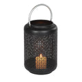 Laterne mit Silber-Griff - (H) 42 cm