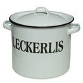Vorratsbehälter Leckerli aus Emaille
