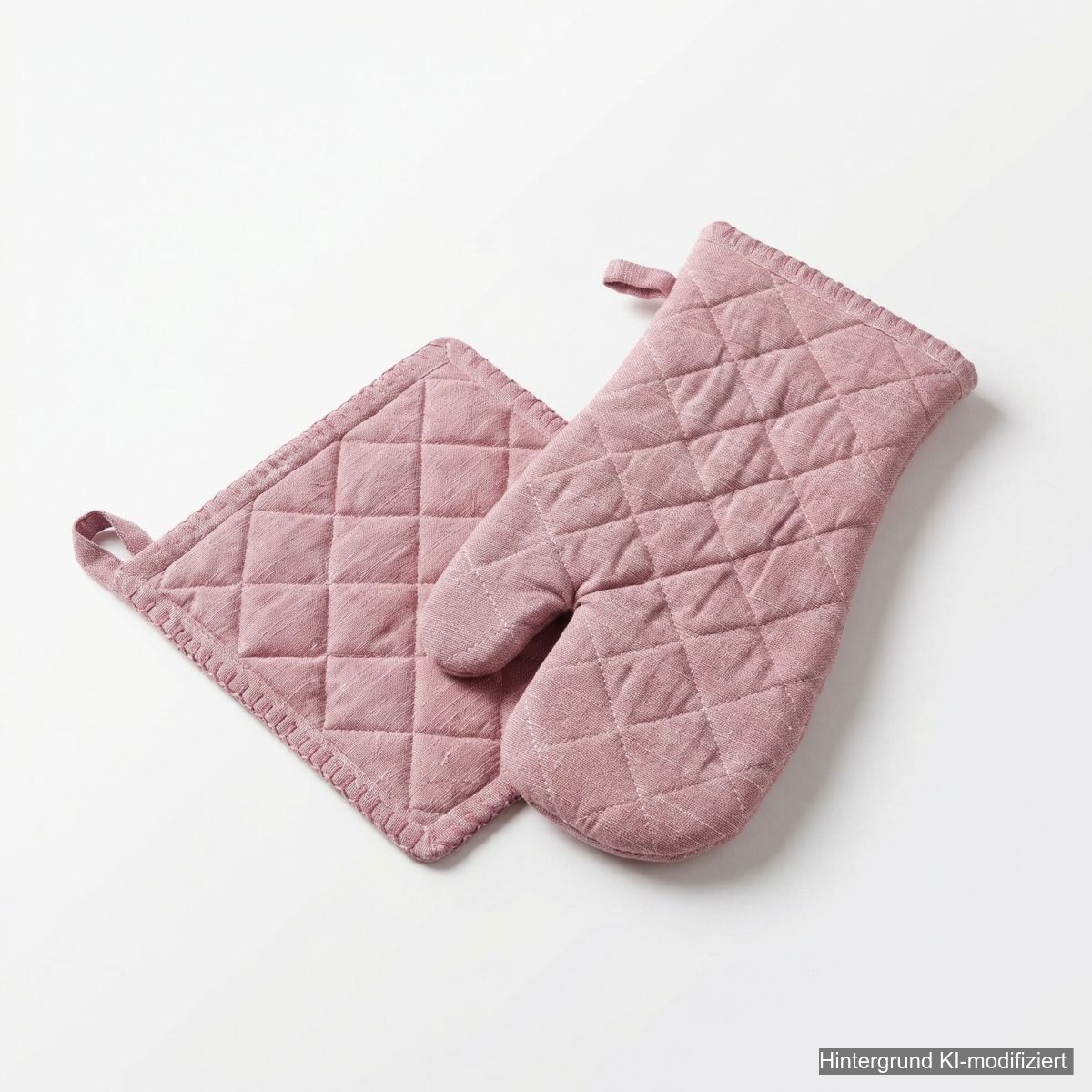 Handschuh & Topflappen set Rose