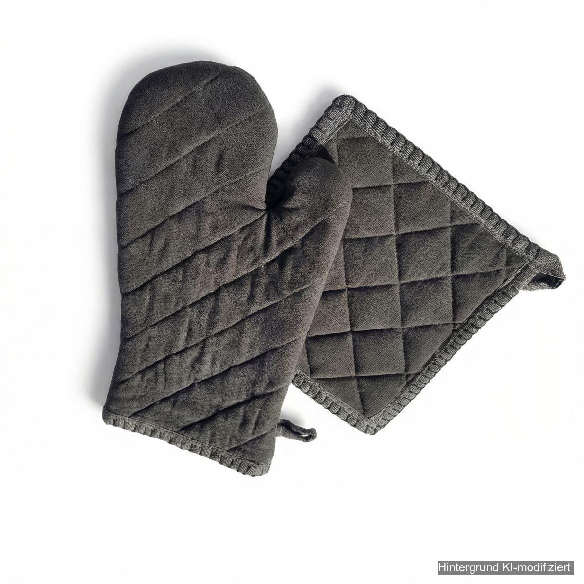 Handschuh & Topflappen set Grautöne