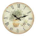 Oliven Wanduhr 28 cm