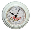 Rosen Wanduhr aus Metall 20cm
