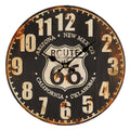 Route 66 Wanduhr 28cm