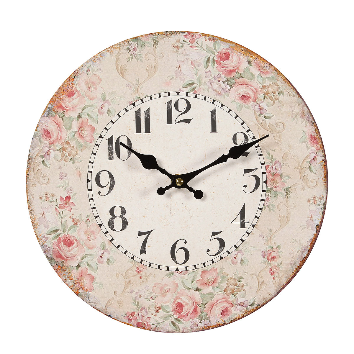 Wanduhr - Rosen - 28 cm