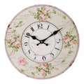 Wanduhr - Rosen in Pastellfarben - 28 cm