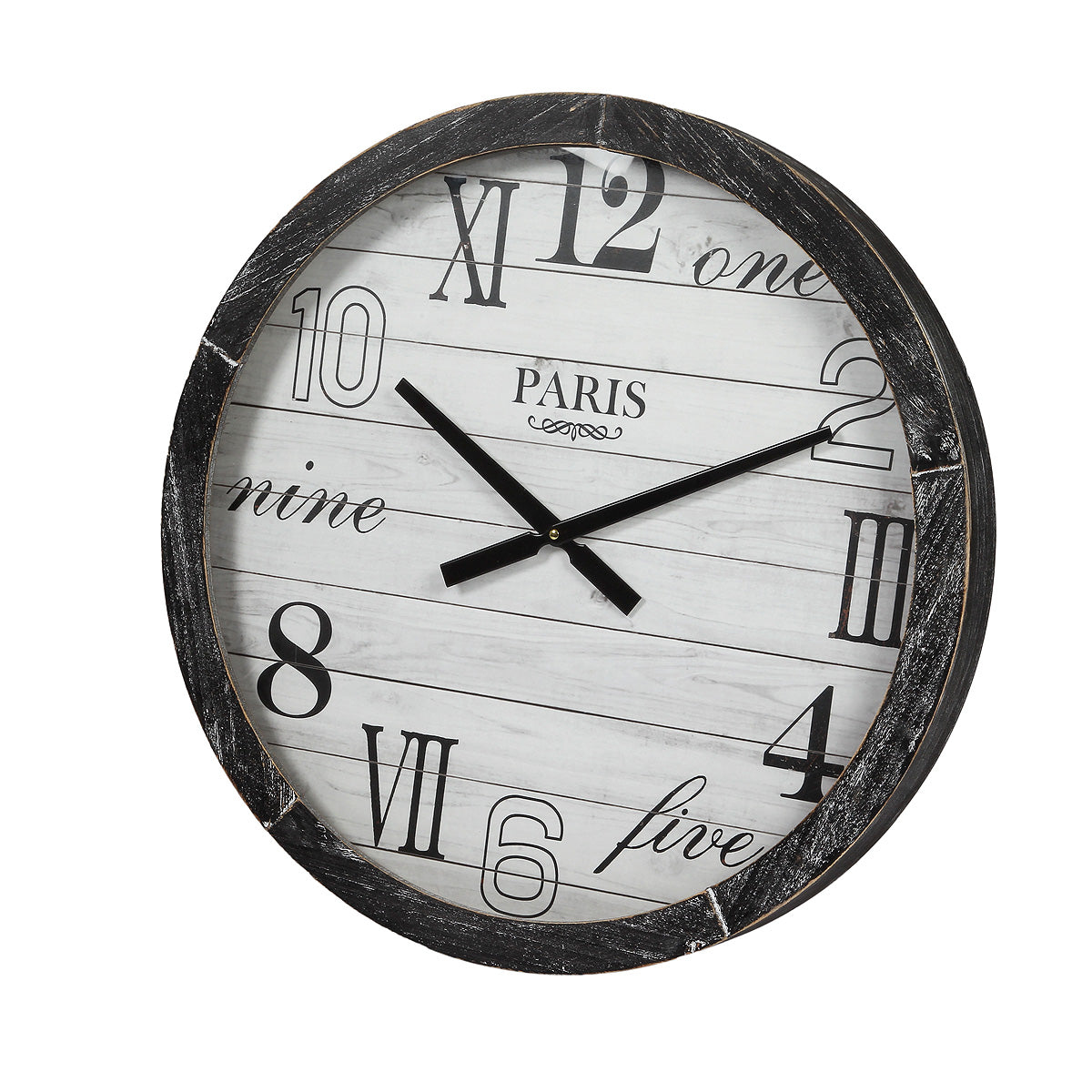 Wanduhr aus holz 60cm
