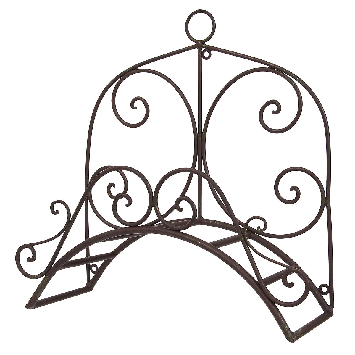Schlauchhalter in Antikbraun - (H) 36 cm