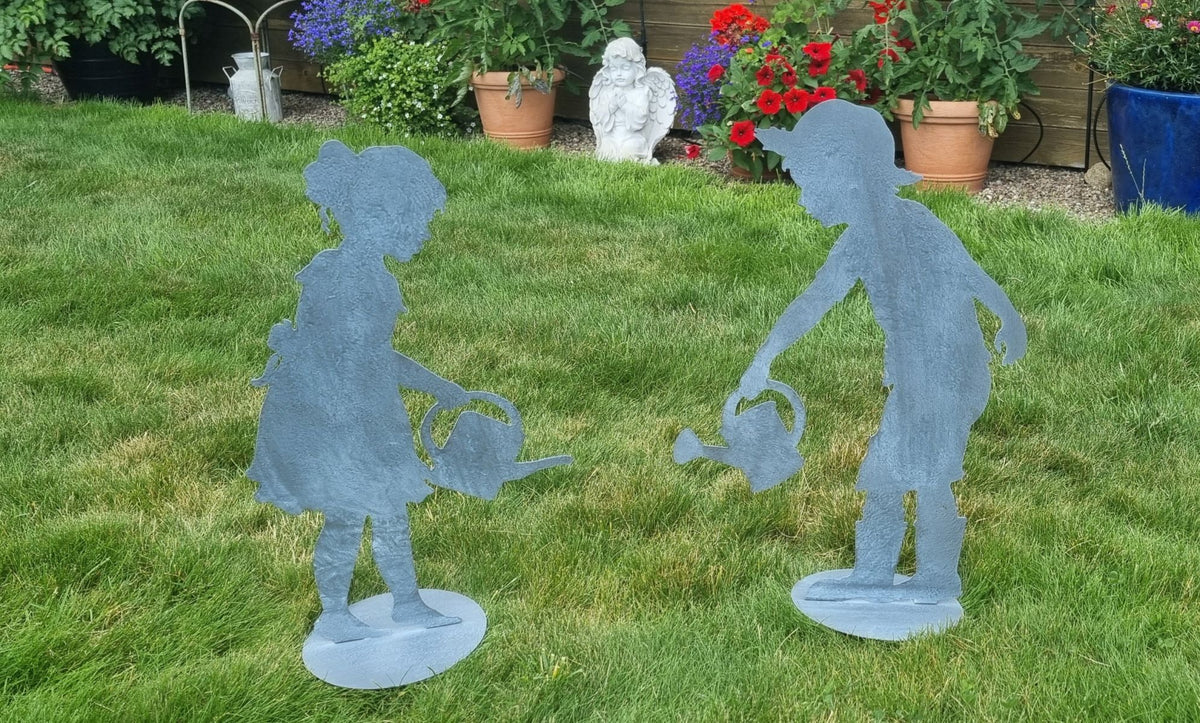 Mädchen / Junge Set aus Metall 45cm