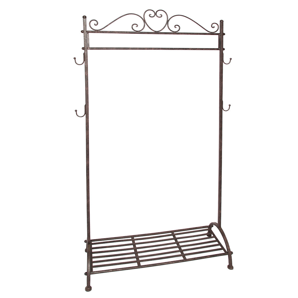 Garderobe Stange in Antikbraun - 162 cm