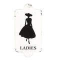 Metallbild - Ladies 28 x 14 cm
