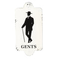 Metallbild - Gentlemen 28 x 14 cm