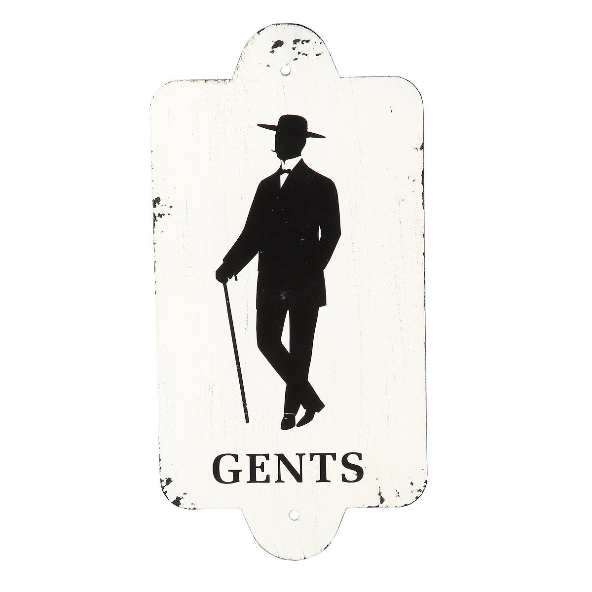 Metallbild - Gentlemen 28 x 14 cm