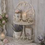 Wandregal Metall antikfarbe Vintage Landhausstil Shabby Chic NEU Regal Küche Bad