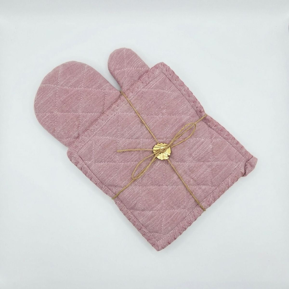 Ofenhandschuh hitzebeständig Baumwolle Topflappen Topfhandschuh Set Handschuhe