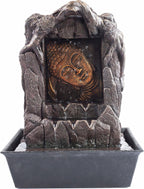 Pajoma Zimmerbrunnen Buddha H 40cm Raumbefeuchter Brunnen Geschenkidee