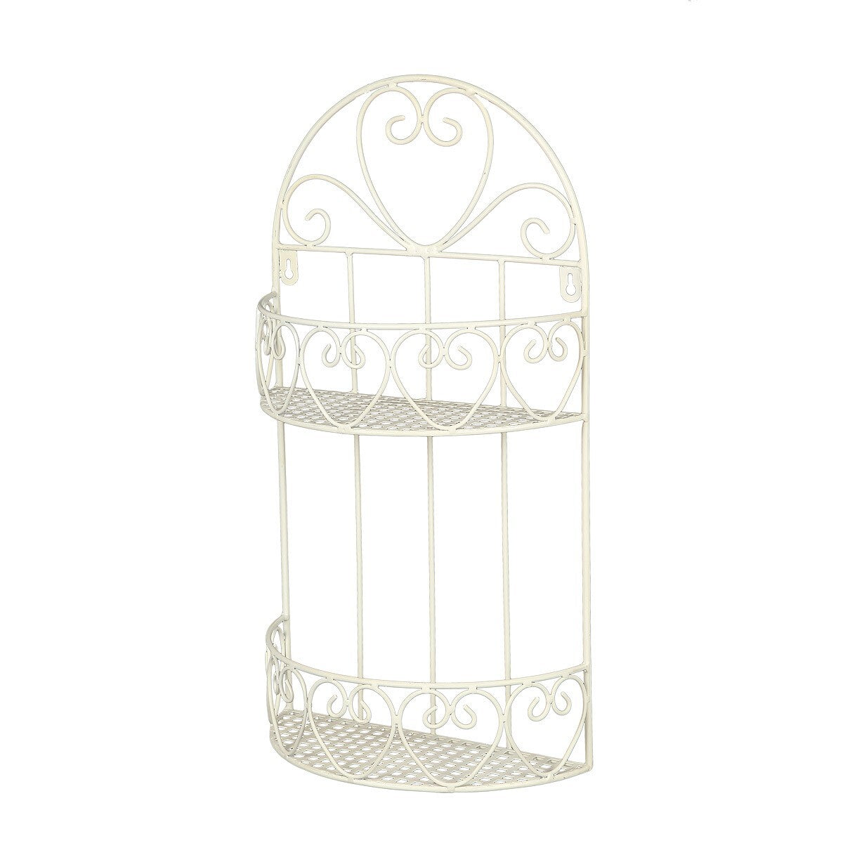 Wandregal Metall antikfarbe Vintage Landhausstil Shabby Chic NEU Regal Küche Bad