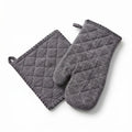 Ofenhandschuh hitzebeständig Baumwolle Topflappen Topfhandschuh Set Handschuhe