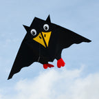 CIM Kinder-Drachen Delta Rudi M Black Einleiner-Flugdrachen inkl Drachenschnur