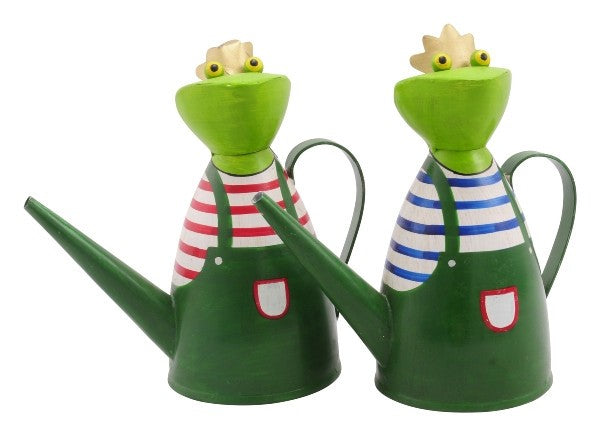 🐸 Lustige Froschkönig Gießkanne Frosch Figur Gartendeko Blickfang Geschenkidee