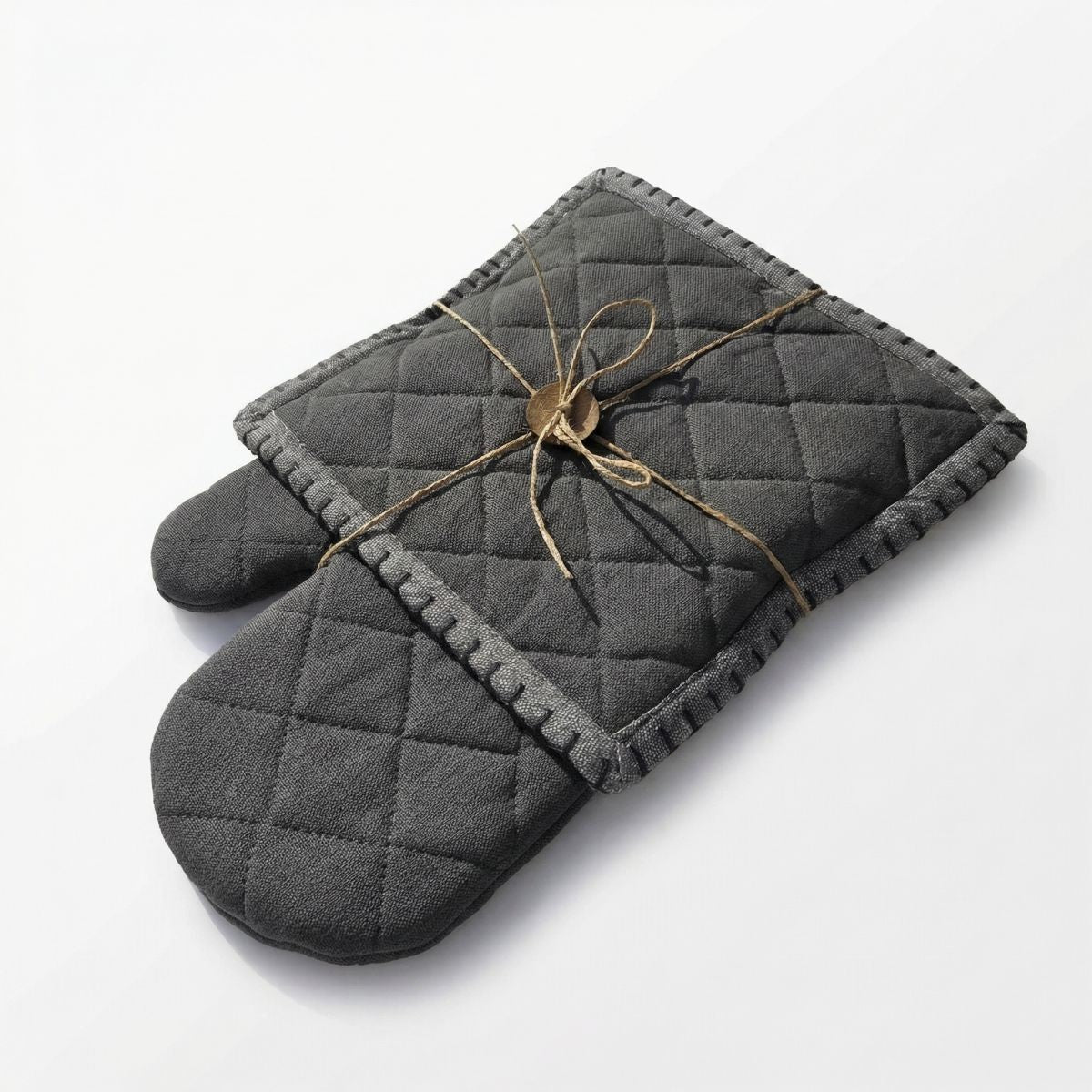 Ofenhandschuh hitzebeständig Baumwolle Topflappen Topfhandschuh Set Handschuhe