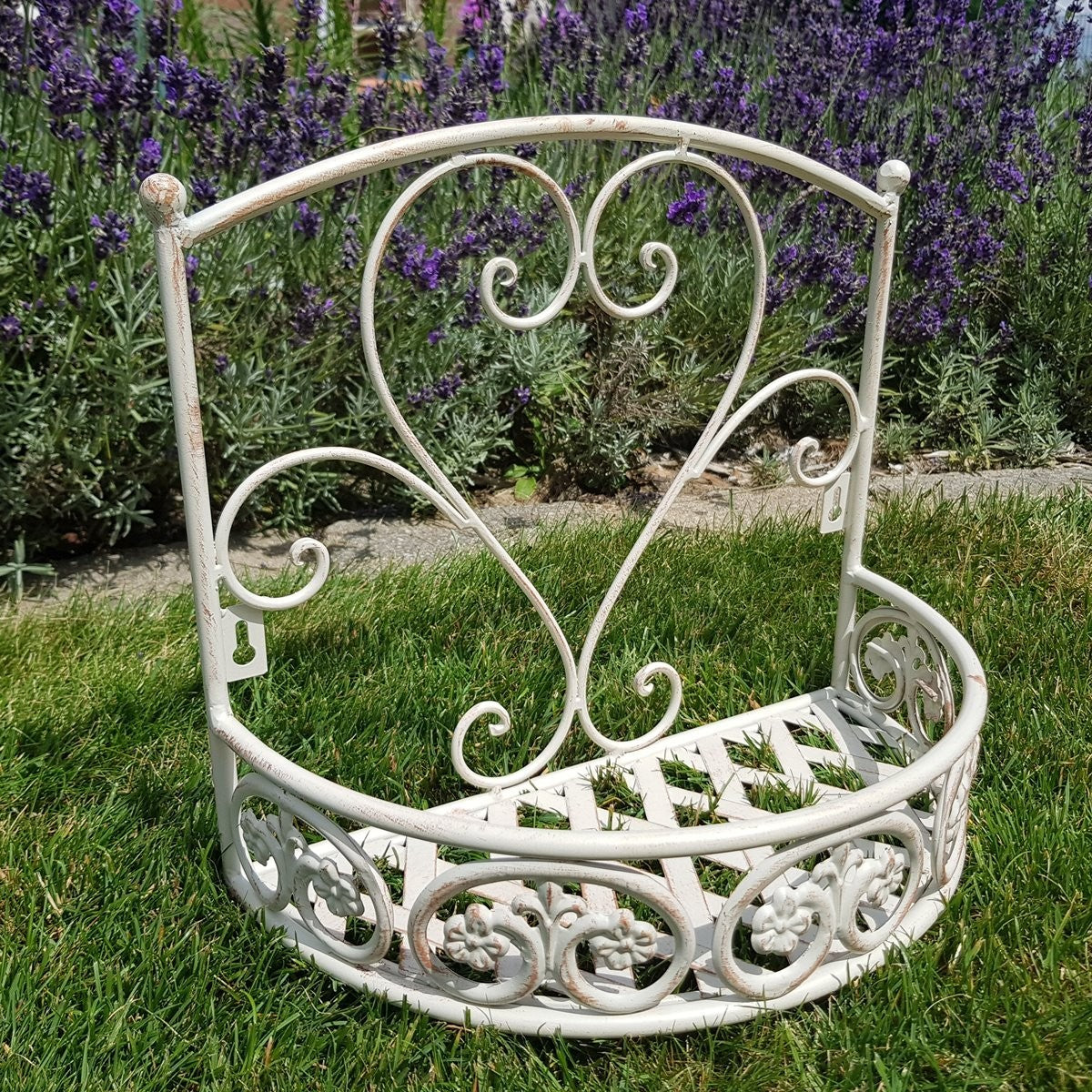 Wandregal Eisen Nostalgie Landhaus Garderobe 5 Haken Regal Geschenkidee Shabby