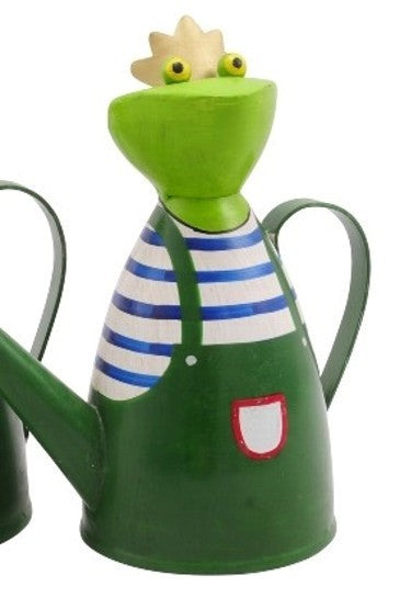 🐸 Lustige Froschkönig Gießkanne Frosch Figur Gartendeko Blickfang Geschenkidee