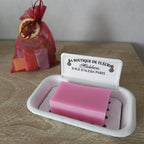 Vintage Seifenschale -Teller Emaille Wandmontage Landhaus Shabby Chic Baddeko