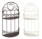 Wandregal Metall antikfarbe Vintage Landhausstil Shabby Chic NEU Regal Küche Bad