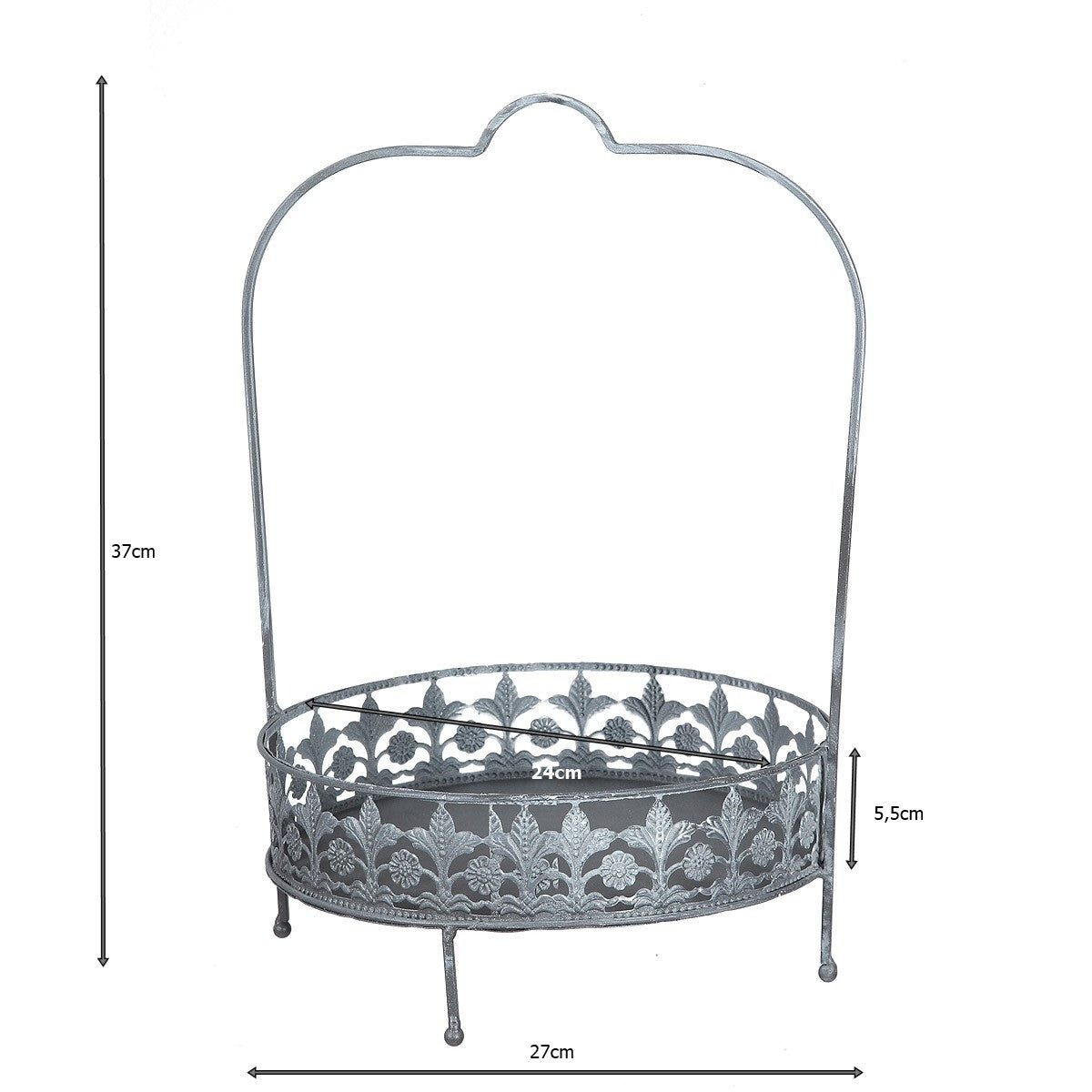 ETAGERE Deko f. Obst Kuchen Blumen Servierständer Tablett Halter f.Bistro Garten