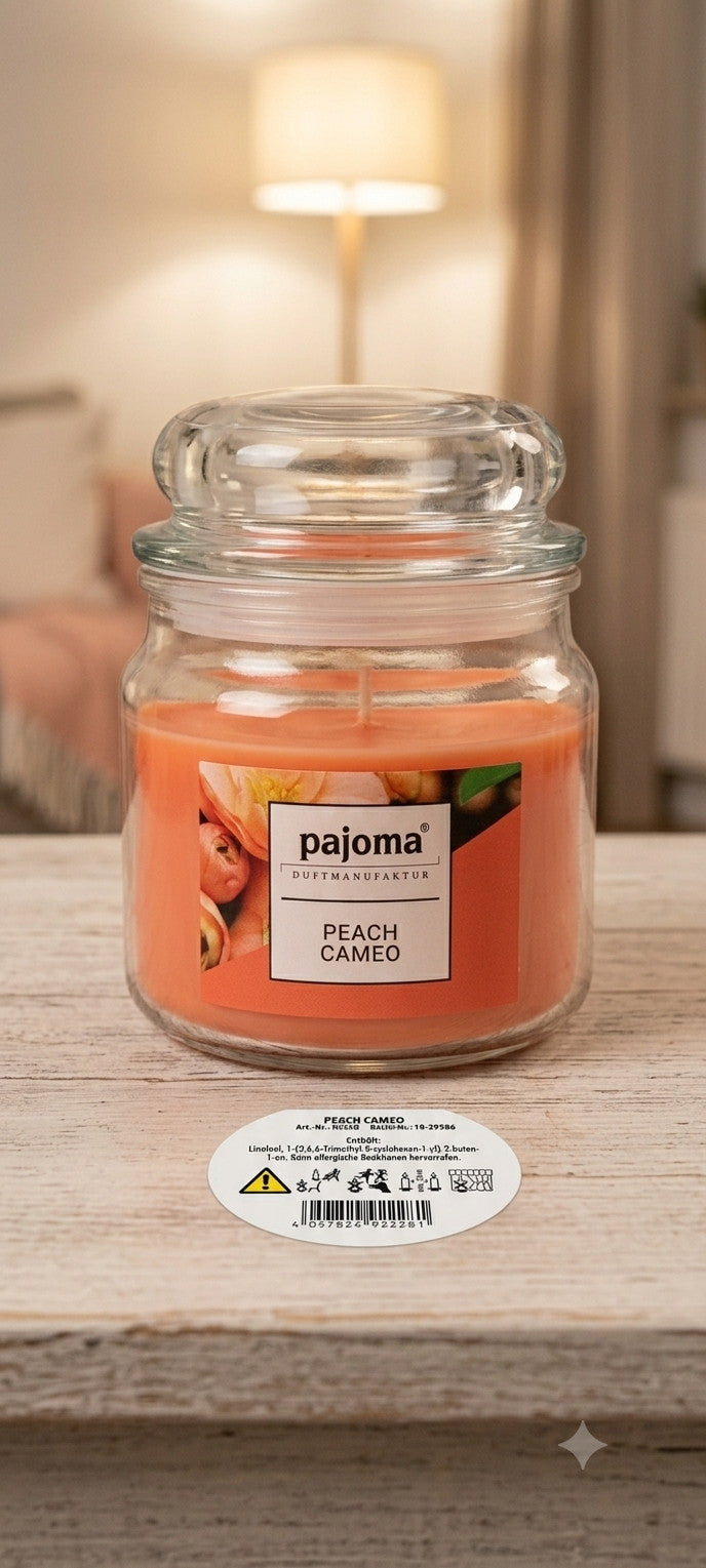 6x Pajoma Duftkerzen im Glas Set fruchtig Romantik Geschenkidee