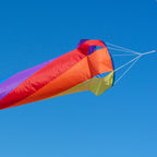 CIM Windturbine 220 RAINBOW wetterfest Ø50cm Länge 220cm Windsack Garten Deko