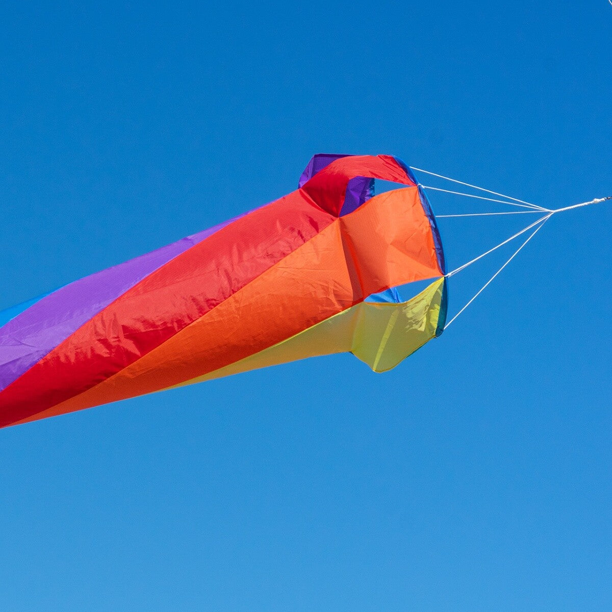 CIM Windturbine 220 RAINBOW wetterfest Ø50cm Länge 220cm Windsack Garten Deko