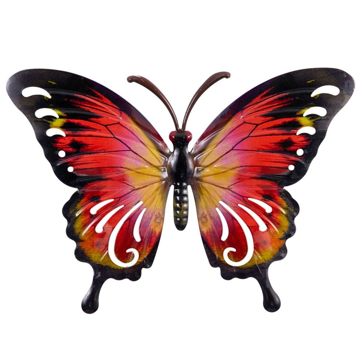 CIM Metall Wanddeko Schmetterling 3er-Set Autumn Mix Wandbild Geschenk Deko
