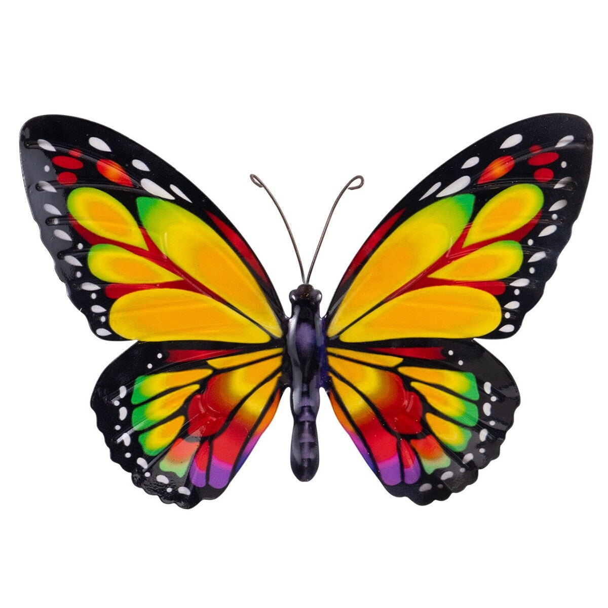 CIM Metall Wanddeko Schmetterling 3er-Set Autumn Mix Wandbild Geschenk Deko