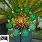 CIM Metall Windrad Exotic Flower Samoa Ø34cm Höhe:122cm Dekoration Garten
