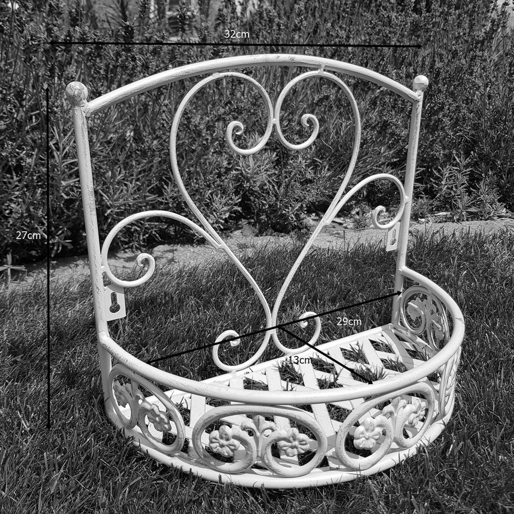 Wandregal Eisen Nostalgie Landhaus Garderobe 5 Haken Regal Geschenkidee Shabby