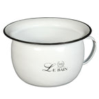 Le Bain Emaille Topf Nachttopf Nostalgie franz. Landhausstil Neu OVP shabby chic