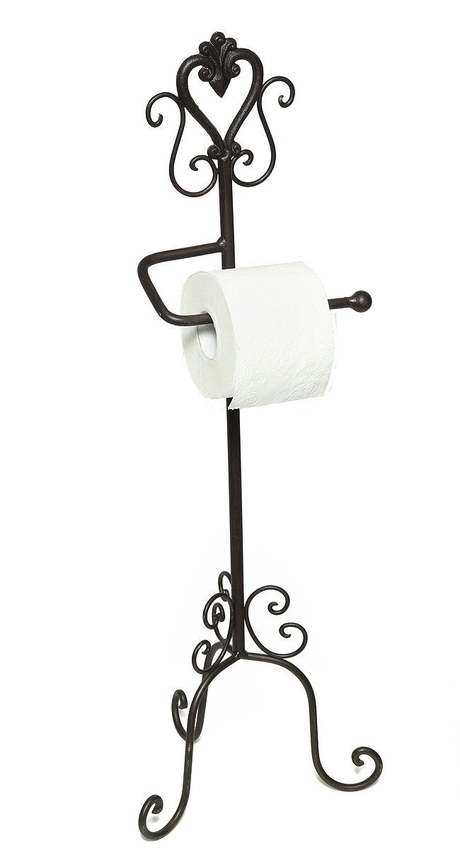 Toilettenpapierhalter Schmiedeeisen Antik Landhaus WC Bad Klopapierhalter Deko