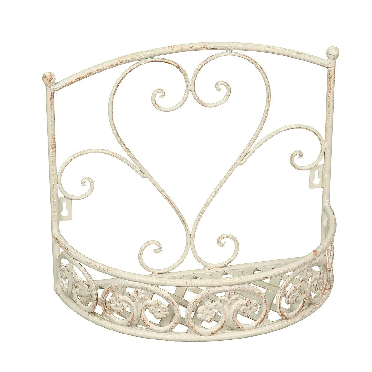 Wandregal Eisen Nostalgie Landhaus Garderobe 5 Haken Regal Geschenkidee Shabby