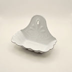 Vintage Seifenschale Emaille Wandmontage Landhausstil Shabby Chic NEU Baddeko