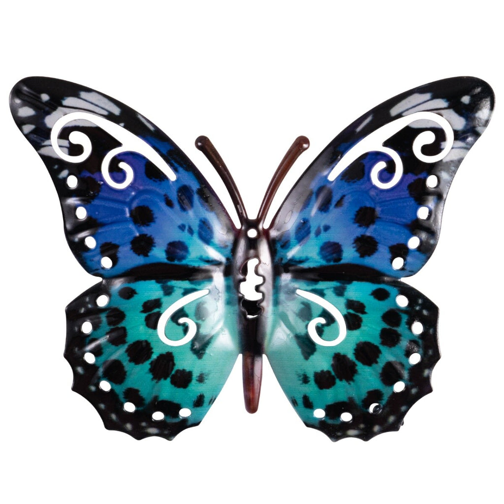 CIM Metall Wanddeko Schmetterling 3er-Set Speckled Wandbild Geschenk Deko
