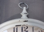 romantische Wanduhr Lavendel oval Nostalgisch Deko shabby chic Geschenkidee