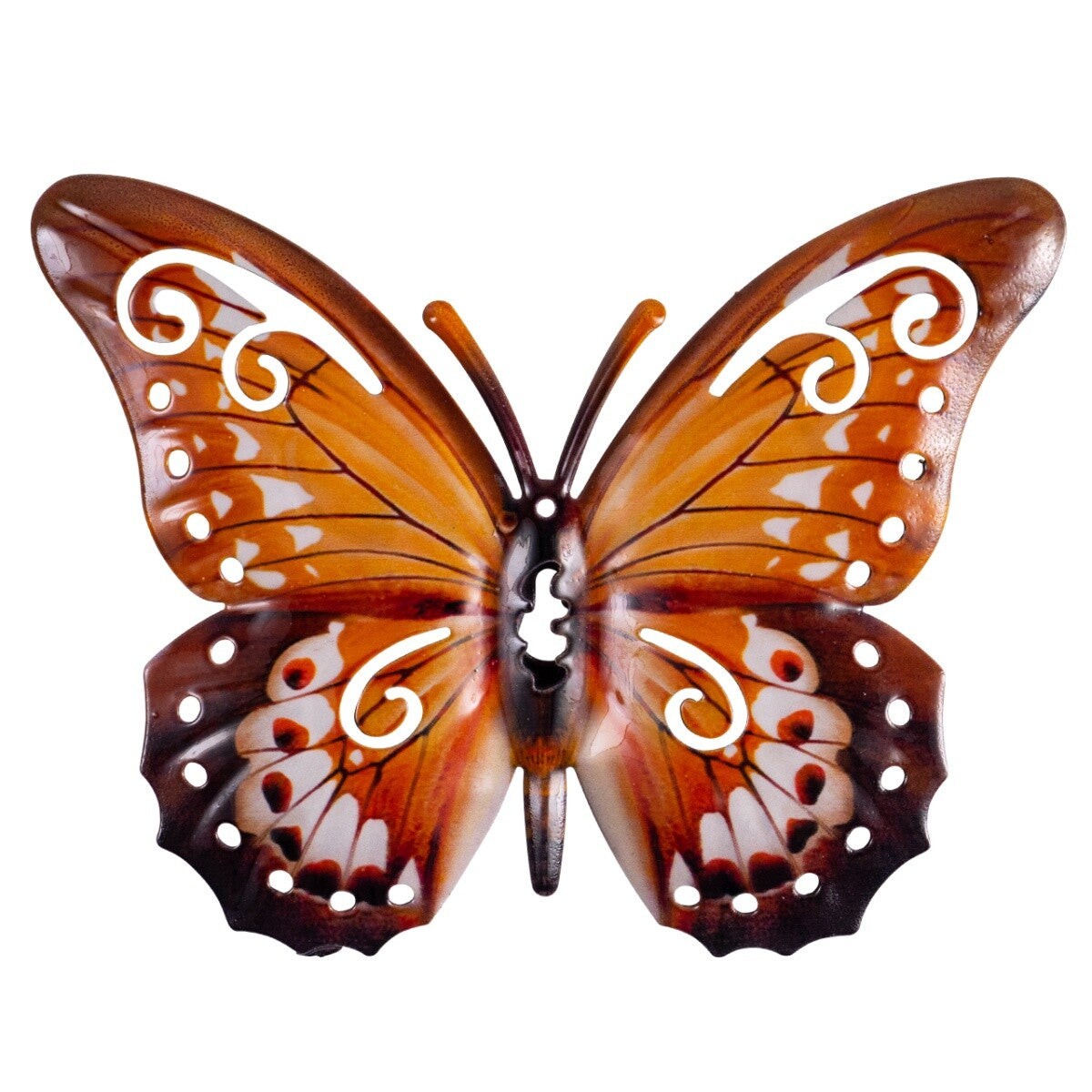 CIM Metall Wanddeko Schmetterling 3er-Set Speckled Wandbild Geschenk Deko
