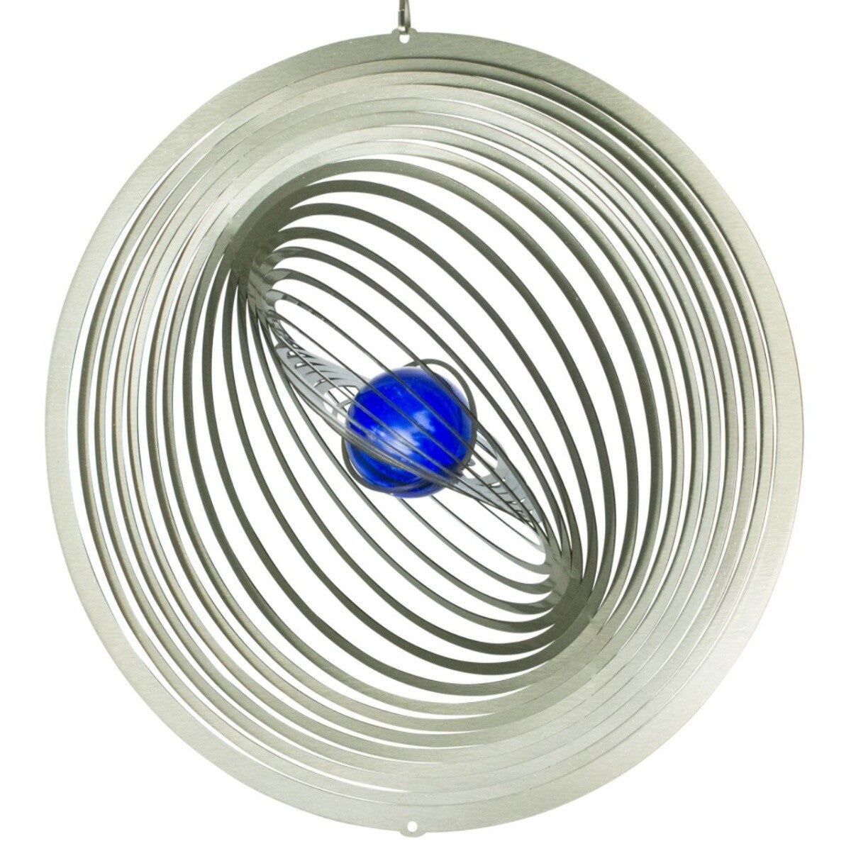 CIM Edelstahl Windspiel Strudel 300 Garten-Deko Metall Ø30cm Deko Geschenk