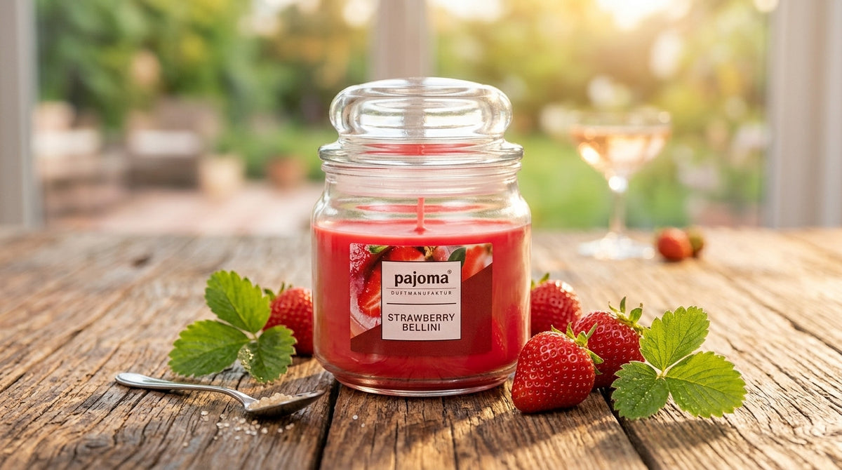 6x Pajoma Duftkerzen im Glas Set fruchtig Romantik Geschenkidee
