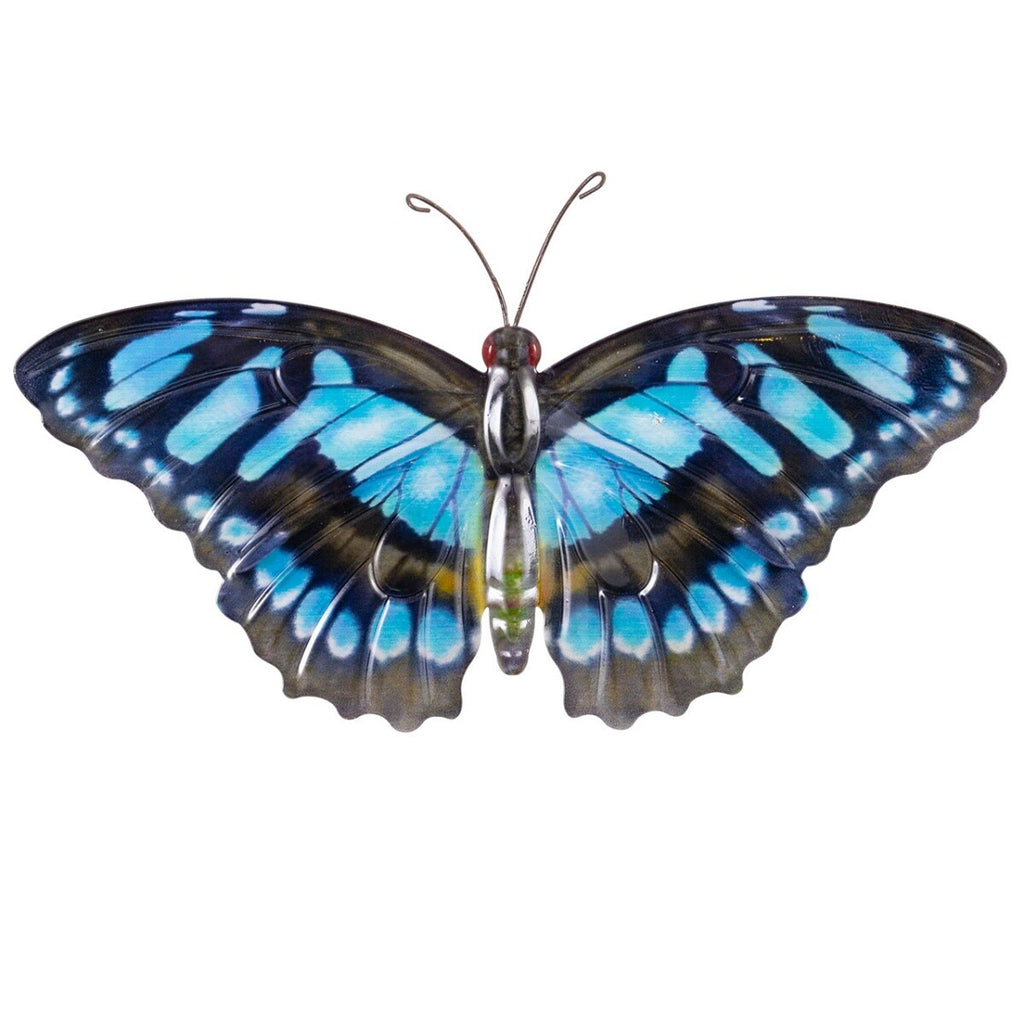 CIM Metall Wanddeko Schmetterling 2er-Set Green/BlueTiger Wandbild Geschenk Deko