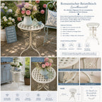 Gartentisch Blumenständer BUTERFLY Blumentisch BEISTELLTISCH Ablage Metall