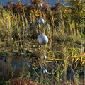 CIM Gartenstecker Mirror 5K Edelstahl Matt Gartendekoration Kugeln Teichdeko